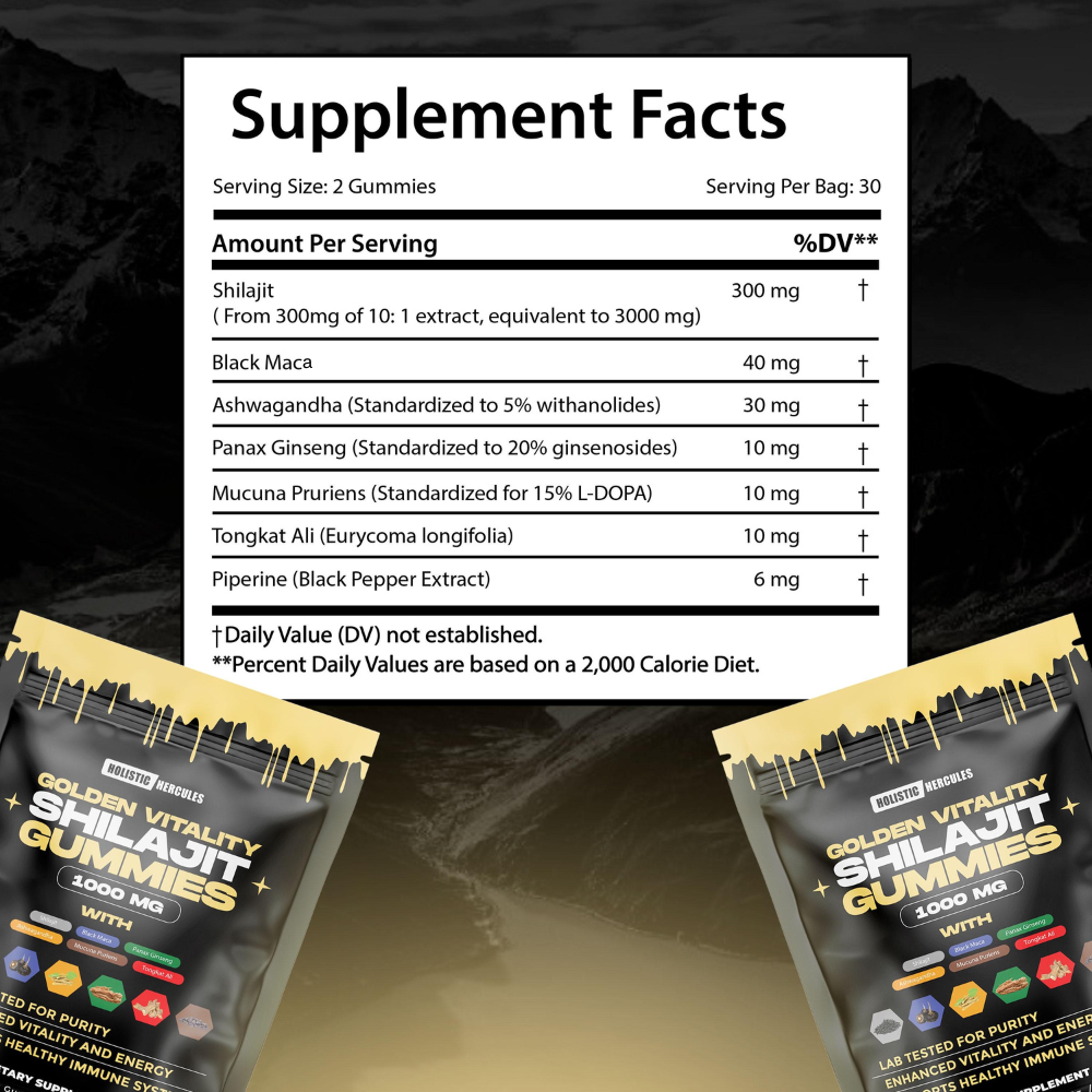 Hercules Shilajit Gummies (Exclusive Edition)