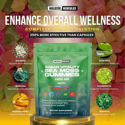 Hercules Sea Moss Gummies (Energy & Libido Boosting)