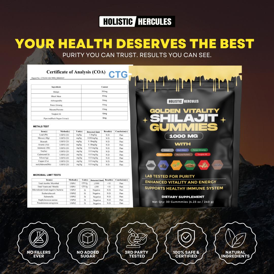 Hercules Shilajit Gummies (Exclusive Edition)