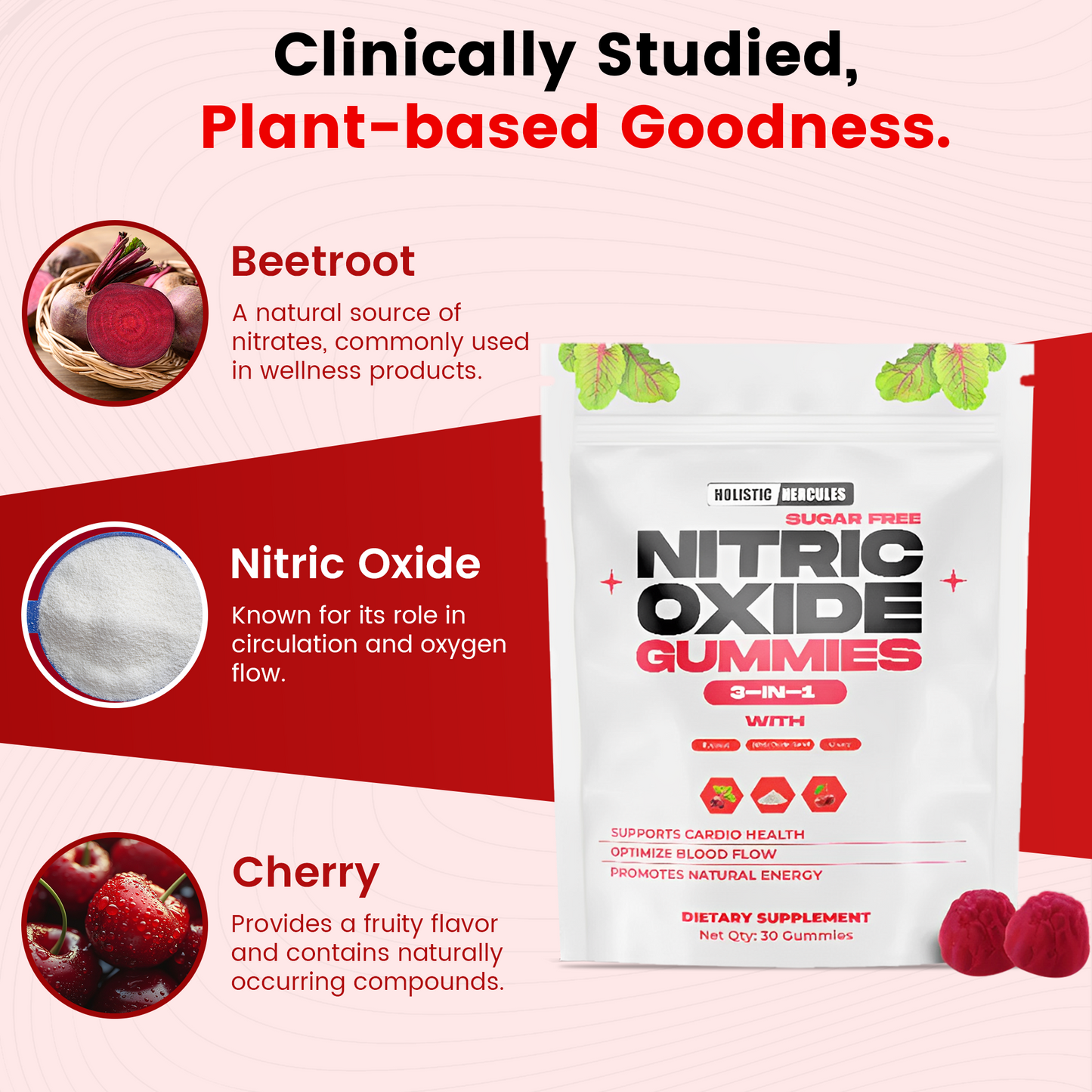 Hercules Nitric Oxide Gummies (Blood Flow Boosting)