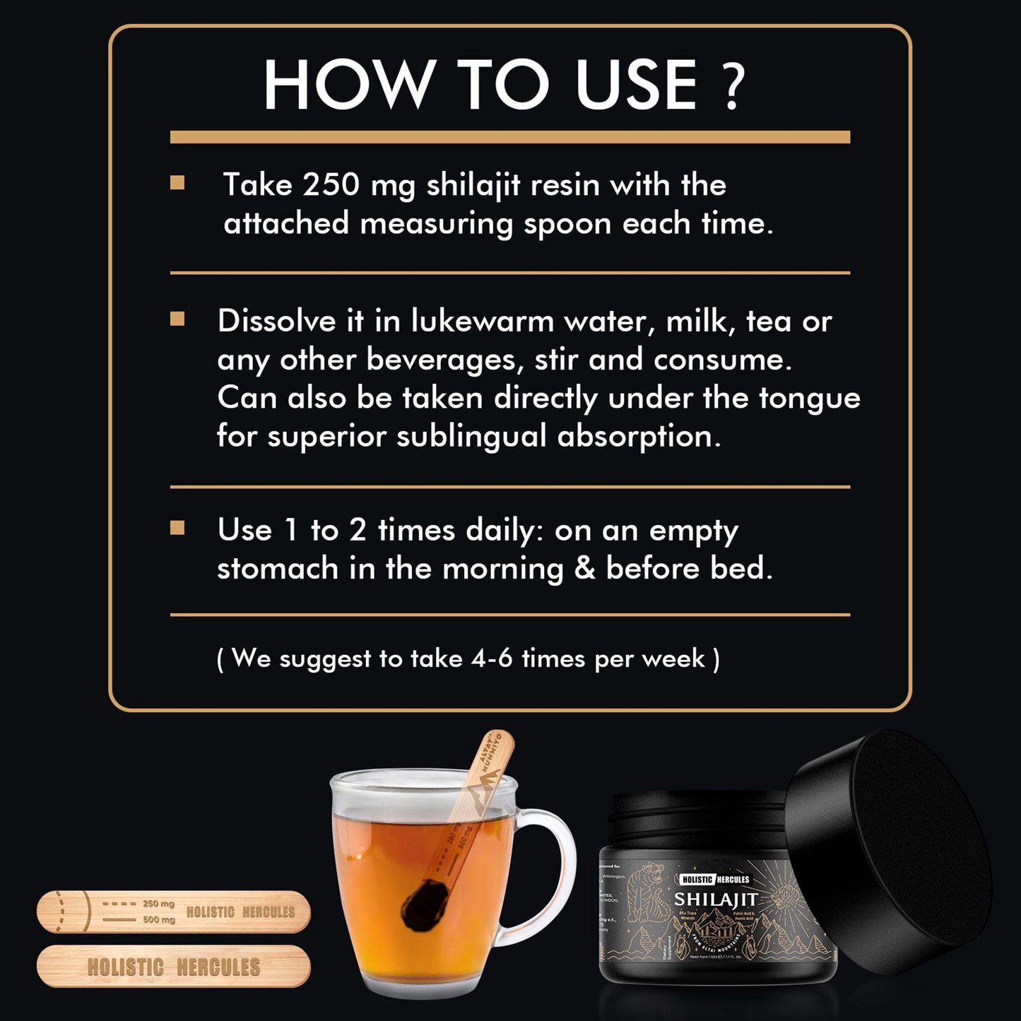 Hercules Pure Himalayan 500MG Shilajit Resin™