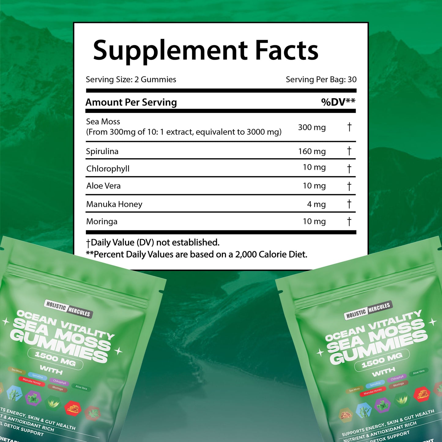 Hercules Sea Moss Gummies (Energy & Libido Boosting)