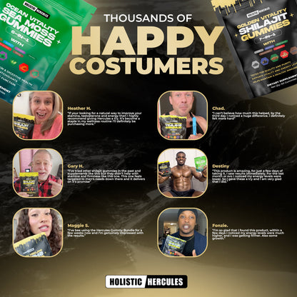 Hercules Shilajit & Sea Moss Gummies (90 Day Supply)