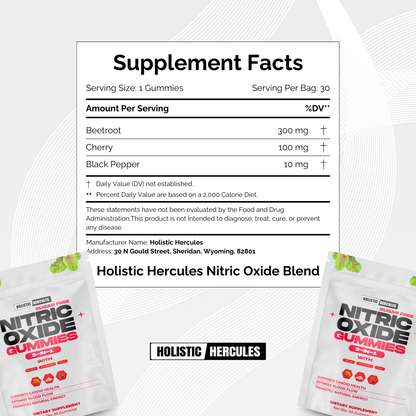 Hercules Nitric Oxide Gummies (Blood Flow Boosting)