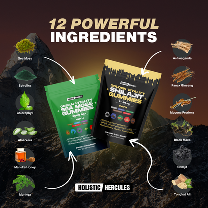 Hercules Shilajit & Sea Moss Gummies Bundle (90 Day Subscription)