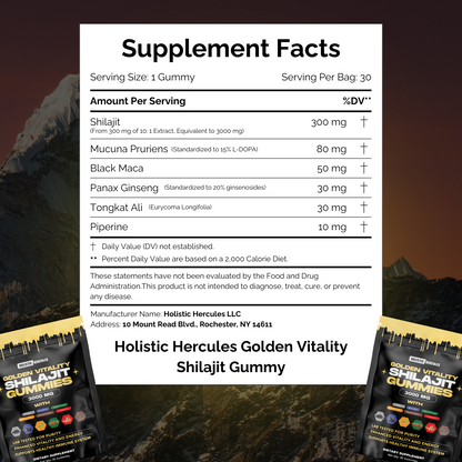 Hercules Shilajit Gummies