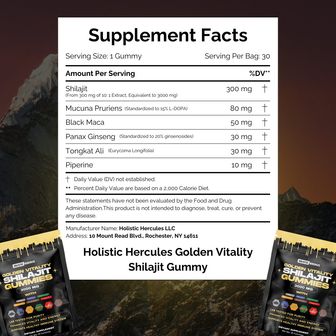 Hercules Shilajit Gummies 1