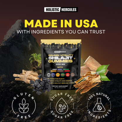 Holistic Hercules Shilajit Gummies
